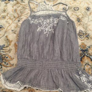 Embroidered Tank Top